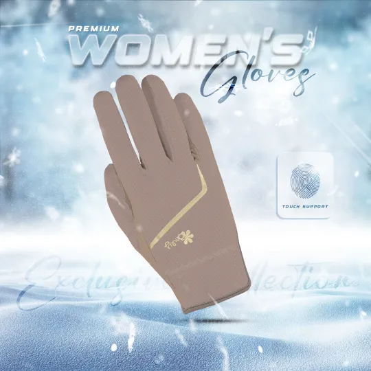 Woman Hand Gloves- Brown